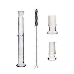 9 inch Downstem Cleaning Tube Brush Stopper Kit Waterbong Accessoire voor glazen waterpijpen Waterleidingen