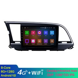 9 inch multimedia Android System Car Video Radio voor 2016-Hyundai Elantra LHD Touchscreen met USB-ondersteuning OBD II DVR 3G/4G