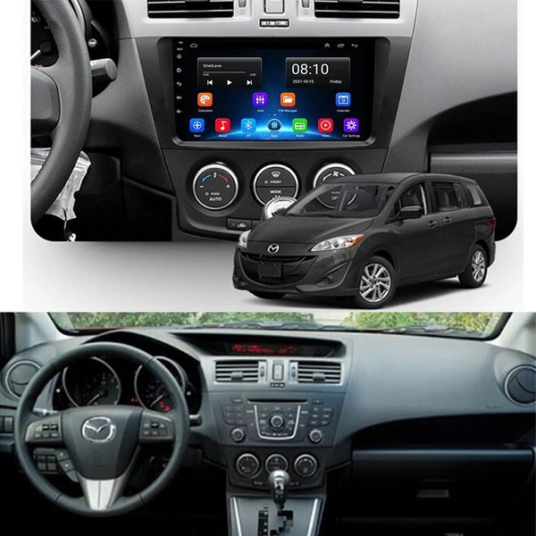 9 pouces navigateur voiture vidéo lecteur multimédia intelligent HD écran capacitif Audio pour MAZDA 5 2013-2017