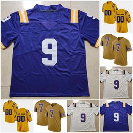 #9 Joe Burrow College Burreeaux #1 Jamarr Chase #3 Odell Beckham Jr. #7 Leonard Fournette Tyrann Mathieu #22 Clyde Edwards-Helaire #24 Derek Stingley Jr. #14 Max Johnson Jerseys