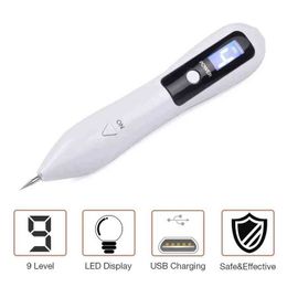 9 Niveau Laser Plasma Pen Mol Removal Dark Spot Remover LCD Skin Care Point Pen Skin Wart Tag Tattoo Removal Tool Beauty Care 220507