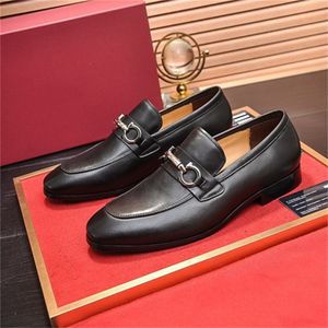 9 modèle de qualité supérieure hommes italiens chaussures habillées en cuir véritable sans lacet mariage bureau fête chaussures habillées mocassins mocassins marron noir chaussures Oxford formelles