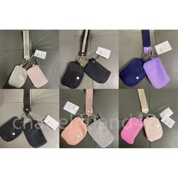 9 modèles lu yoga double pochette porte-clés bracelet carte sac porte-monnaie prix de gros