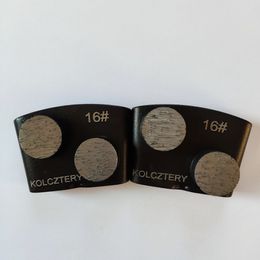 Kolcztery Twee ronde vorm slijpsegmenten EZ81 EZ Quick Change betonnen vloer Knijterkussentjes 12 stks