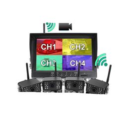 9 "1280x720 High Definition AHD Draadloze Truck DVR Monitor Nachtzicht Reverse Backup Recorder Wifi Camera Voor bus Auto