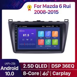 9 "2Din Android 10.0 Auto DVD Radio Wifi GPS Navigatie Unit Player voor MAZDA 6 RUI 2008-2015