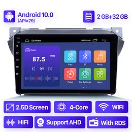 9 "Android 10.0 lecteur dvd de voiture Radio GPS Navi pour Suzuki alto 2009-2016 QLED 2 Din multimédia