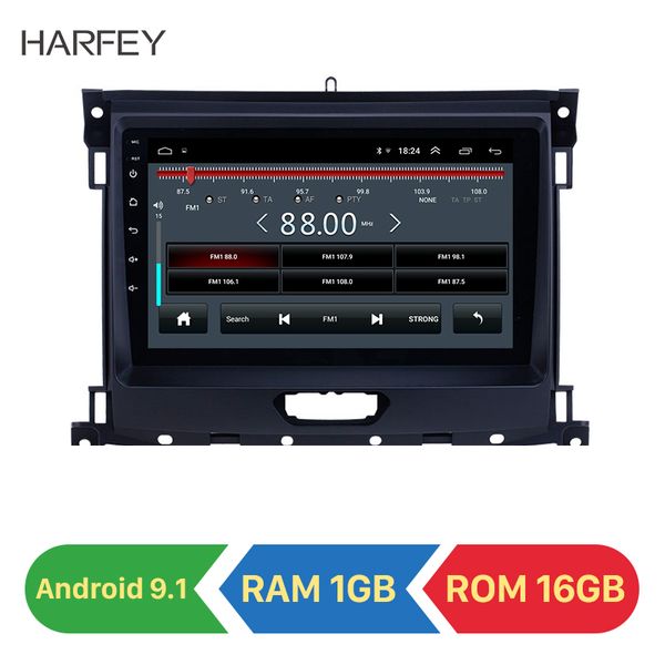 Radio con reproductor GPS Android y DVD para coche con pantalla táctil HD de 9 