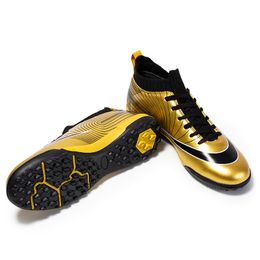 9 chaussures Football Original Children Hobe TF / AG Men Boots Soccer Boots Kids Trains Training High Ankle Grassland Lower Sneakers Taille 29 - 44 230717 2 722 7
