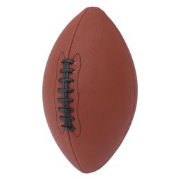 9 taille cuir caoutchouc ballon de rugby adulte jeunesse jeu d'entraînement pour enfants ligne de balle texture antidérapante football américain football rugby 240112