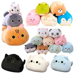 9 estilo peluche juguete oso muñeca gato cojín regalos de cumpleaños para bebés regalos para bebés lindo almohada animal muñeca para niños regalos a0329