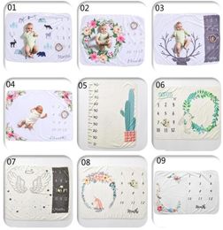 9 estilos IN Inscribir a los accesorios de fondo de bebé de vellón suave