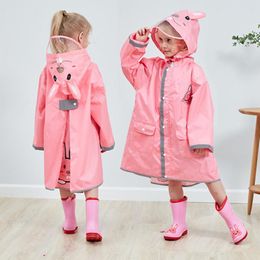 90-145Cm imperméable imperméable pour enfants enfants bébé manteau de pluie Poncho garçons filles élèves du primaire pluie Poncho veste mBBlT