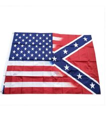 90*150cm Bandera americana con banderas de la guerra civil confederada ZZC3325 Ocean Freight9869381