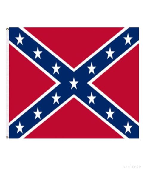 90*150 cm bannière drapeaux drapeau américain drapeaux confédérés drapeau de guerre civile bannières nationales en polyester ZC1616789631