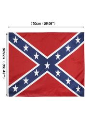 90*150 cm Burgeroorlog Vlaggen Twee Kanten Penetratie Vlag Confederate Vlaggen Polyester Nationale Vlaggen Banners Aanpasbare VT14206878870