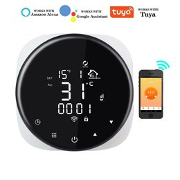 90-240VAC 16A WIFI Thermostat électrique chauffage par le sol Thermostat télécommande intelligente fonctionne avec Google Home Alexa