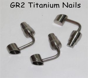 90 emmer titanium nagel 10 mm 14 mm 18 mm mannelijke vrouwelijke gr2 titanium nagel dabber voor oliebrigs glas bong rookwaterpijpen9919972