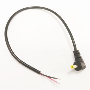 90 graden gehoekte gelijkstroomkabel 4,0x1,7 mm mannelijk netsnoer, 4,0/1,7 mm connector pigtail/10st