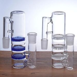 Cendrier pour narguilé de 14mm d'épaisseur, filtre à trois couches, percolateur à matrice, attrape-glace en verre, accessoires pour fumer