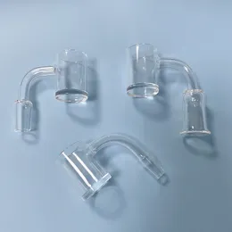  5pcs MOQ 25mm OD Big Quartz Banger Smoking Bong Pipe Accesorio con 10mm 14mm Junta hembra macho para agua de vidrio Bubbler Dab Rig