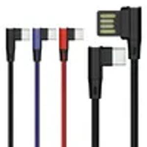 90 graden Type C datakabels Micro USB-kabel Snel opladen draadsnoer 1M voor Android-telefoonopladersnoeren ZZ