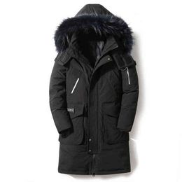 90% Donsjacks 2019 nieuwe winter mannen donsjack hoge kwaliteit Afneembare Bontkraag mannelijke jassen dikke warme Outdoor winddicht G1108