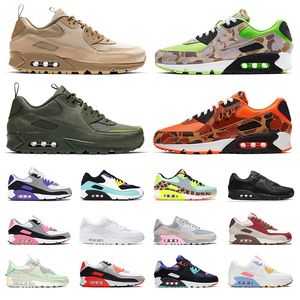 zapatos para correr Desert Camo hombres mujeres Cargo Khak Montañismo Blanco Negro Cool Grey Infrared entrenador para hombre Rose