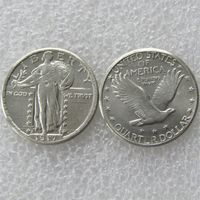 90% Silver US 1917S Perbin Liberty Quarter Dollars Copier COAFT COAFT MÉDIANT MÊMES Fabrication