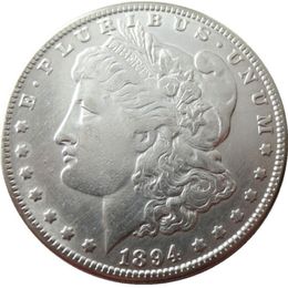 90% plata dólar Morgan estadounidense 1894-P-S-O nuevo COLOR antiguo copia artesanal adornos de latón accesorios de decoración del hogar 309a