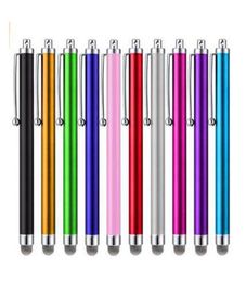 90 Écran tactile Pen Metal Screen Capacitive Screen stylet stylis pour Samsung iPhone Phone Tablet PC 10 Colors548Y8567163