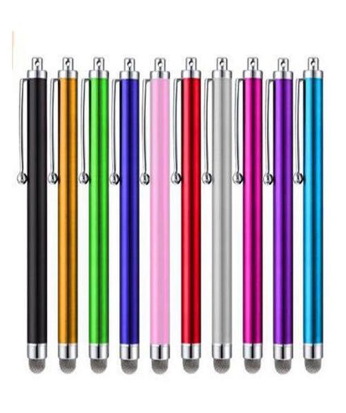 90 Tac à écran tactile PEN MÉTAL METAL SCREAT CYLLUS Stylus pour Samsung iPhone Phone Tablet PC 10 Colors548Y4943916