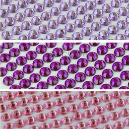 900 stks 4 mm losse strass round flatback acryl stickers zelfklevende pasta diy ambachten nagel kunst telefoonhoesje decoratie