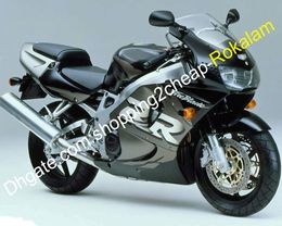 Accesorios de motocicleta 900RR para Honda Fireblade CBR900RR 919 1998 1999 CBR900 CBR 900 RR 98 99 Kit de carenado ABS gris negro plata