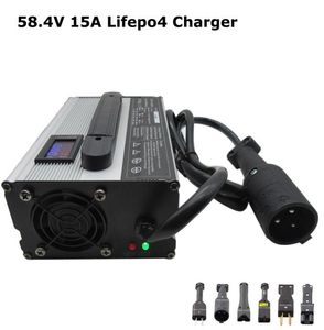 900W 48V LIFEPO4 Chargeur de batterie 584V 15A Chariot de golf Ezgo Ezgo BICE BICYCLE RV CHARGEUR FRARCHE RXV TXT CROWFOOT8080488