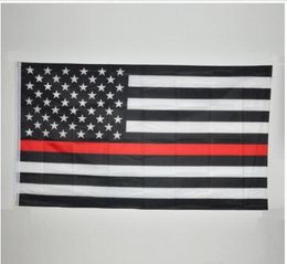 90150cm Blueline USA Police Flags 5 estilos de 3x5 pies delgados Línea azul de EE. UU. Bandera blanca y azul American Flagal con arandela de latón7207684