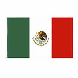 90150cm Mexicaanse vlag hele directe fabriek klaar voor verzending 3x5 Fts 90x150cm Mexicanos Mexicaanse vlag van Mexico EEA20932463382