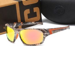 9022 gafas de camuflaje al aire libre gafas de sol deportivos hombres lentes espejo mujeres ciclos de sol uv400
