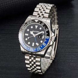 904l aaa montre pour homme montre classique gmt rlx montres 41MM cadran noir automatique mécanique 904L en acier inoxydable étanche saphir céramique or montres dhgate