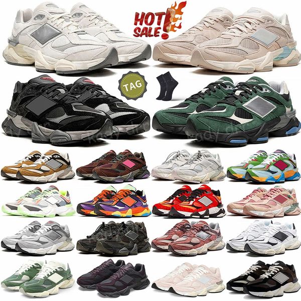 9060 Zapatos de diseñador Hombres Mujeres 9060 Ladrillos Madera Sal marina Seta blanca Nube de lluvia Gris Caminar Correr Hombres Deportes al aire libre Zapatillas de deporte