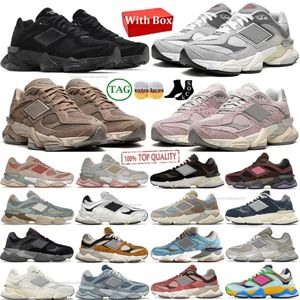 9060 Regenwolk Gray Castlerock 9060S Zeezout Crystal Pink Madrock Linnen Vintage Indigo Bruin Chrome Blue Wurped Multi-Colour Mens Women Running Shoes