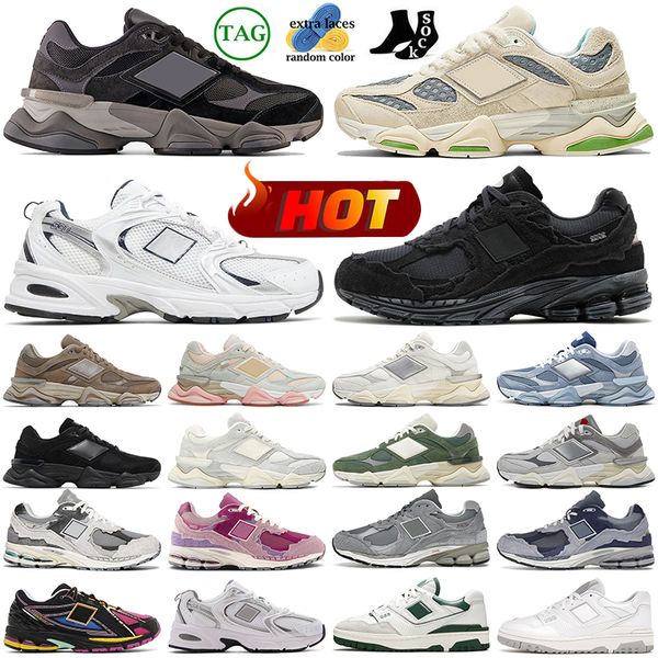 9060 chaussures pour hommes femmes baskets briques bois champignon pluie nuage sel de mer blanc vert hommes femmes baskets de sports de plein air