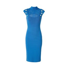 908 XL 2023 Milan Style Runway-jurk Zomerjurk Ronde hals Mouwloos Wit Blauw Merk Dezelfde stijl Empire Damesjurk Mode oulaidi