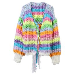909 2023 otoño marca mismo estilo suéter de manga larga con cuello en V cárdigan moda ropa de mujer de alta calidad para mujer mingmo