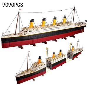 9090pcs Movie Series Bouwstenen, Grote Cruiseboot Schip Model Bakstenen Speelgoed Voor Volwassen/Kinderen, Kerstcadeaus