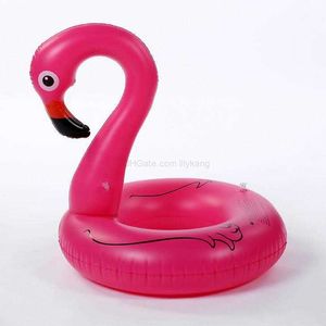 90cm gonflable flamant rose flotteur cygne géant nouveau cygne flotteurs gonflables anneau de natation radeau piscine jouets pour enfants et adultes