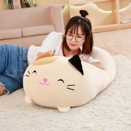 90 cm doux animal dessin animé coin bio oreiller coussin mignon chien chat dinosaure cochon licorne en peluche peluche belle enfant cadeau d'anniversaire 240123