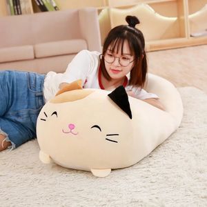 90 cm Animal doux dessin animé coin bio coussin mignon chien chat chat dinosaure cocorne en peluche jouet en peluche charmant gamin naissance cadeau 240418