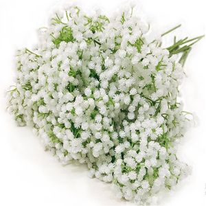 90heads 52cm baby's adem kunstmatige bloemen plastic gypsophila diy bloemen boeketten arrangement voor trouwhuisdecoratie g1480