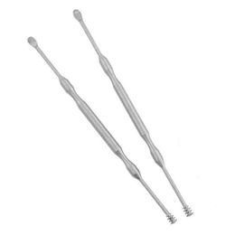 Pala Cuchara Cuchara Cera Dab Dabber Herramienta Earpick Accesorios para fumar 2 estilos para rapé Snorter Sniffer Bongs Pipa de tabaco Paja Hookah Shisha